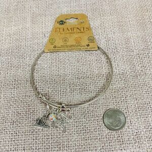 Elements‎ Silver Roller Coaster Initial M Bracelet